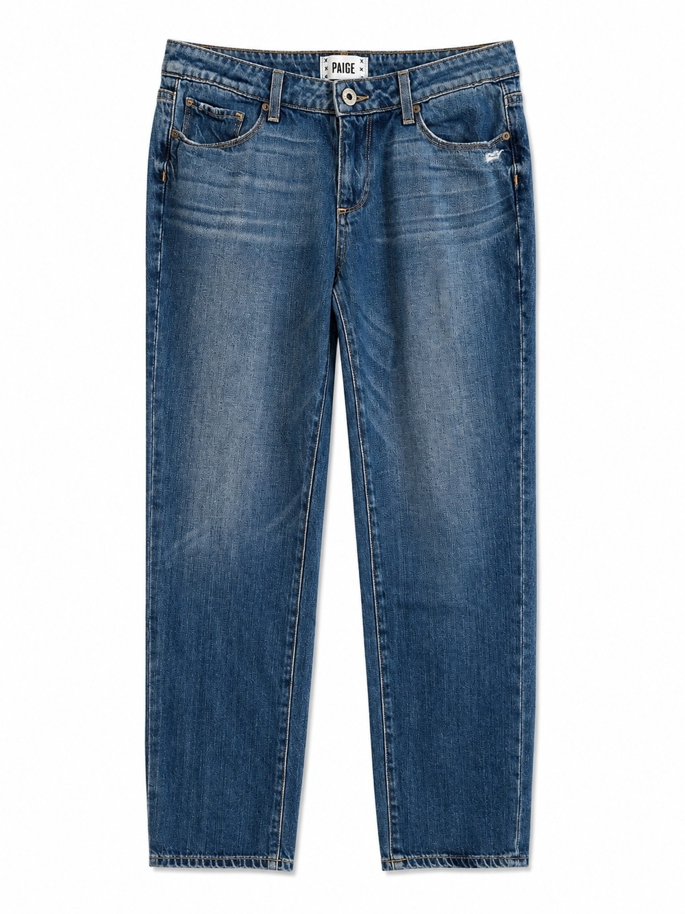 PAIGE Jimmy Jimmy Crop Boyfriend Jeans | Size 26